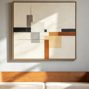 Modern Abstract Geometric Decorative Painting